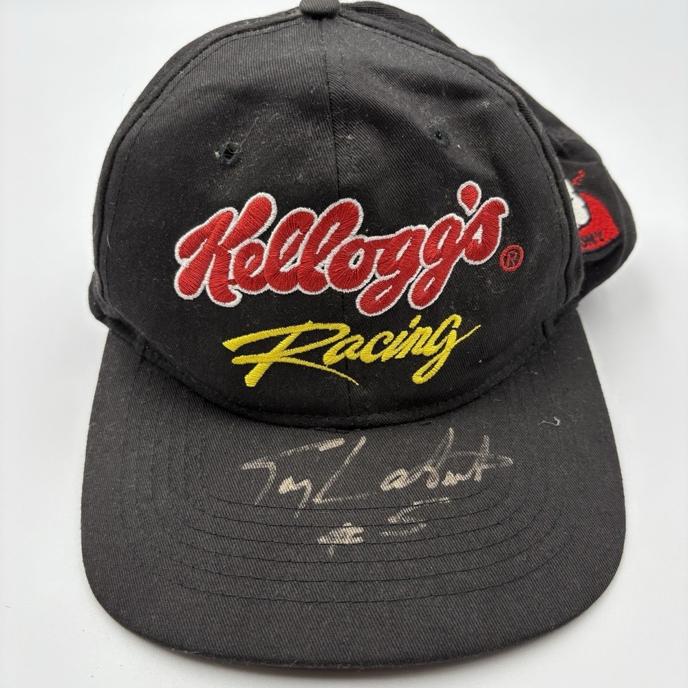 Vintage Terry Labonte Signed Hat Kellogg's Racing NASCAR Tony Tiger 1995 #5